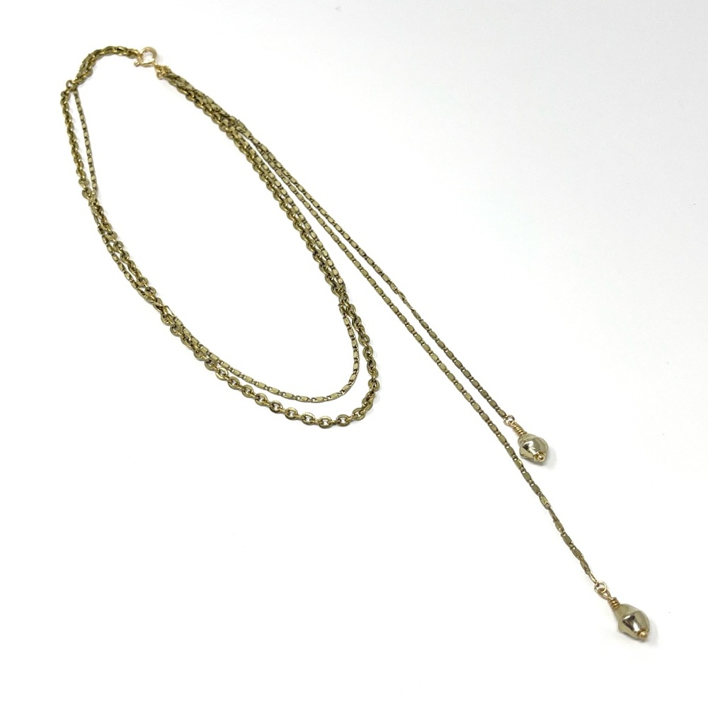 New Free People Back Lariat Layered Necklace Bohemian